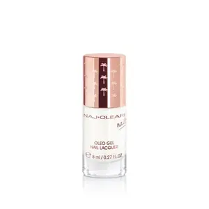Naj-Oleari Oleo gel Nail Lacquer lak na nehty s gelovým efektem - 02 milk white 8 ml