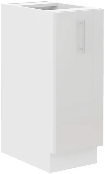 Spodní skříňka Lara 30 D CARGO BB Barva korpusu: Bílá, Barva dvířek: Bílý lesk