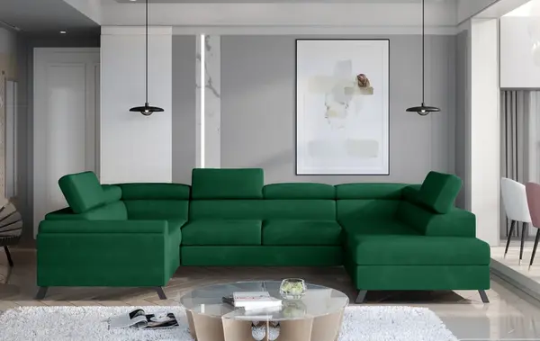 Sedací souprava Escada Provedení: Pravá U, látka: Kronos 19