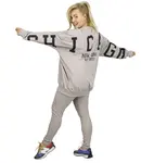 Pri Women's tracksuit loose sweatshirt + ribbed leggings CHICAGO