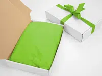240 ks - Hodvábny papier 500x750 svetlo zelený