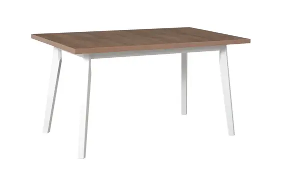 Stůl Oslo 5 Barva desky: Dub Artisan, Barva podstavy: Bílá