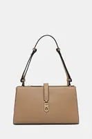 Kabelka Tommy Hilfiger béžová barva, AW0AW17718