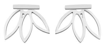 Troli Ocelové designové náušnice 2v1