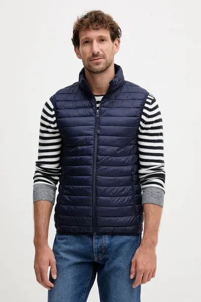 Vesta United Colors of Benetton pánská, tmavomodrá barva, přechodná, 2TWDUJ00P