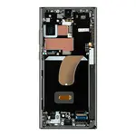 LCD + dotyk + přední kryt pro Samsung Galaxy S23 Ultra, graphite/red ( Service pack )