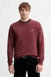 Mikina Dickies pánská, červená barva, hladká, DK0A4XCE