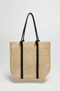 Marisse Beige Beach Bag