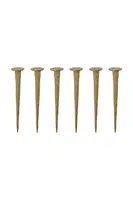 Sada nástěnných věšáků House Doctor HDWall 8 cm 6-pack zelená barva