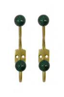 Háček House Doctor HDBall 13 cm 2-pack zelená barva