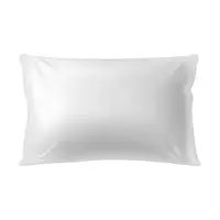 Saténový povlak na polštář The Vintage Cosmetics Company Pillowcase White 75 x 50 cm bílá barva