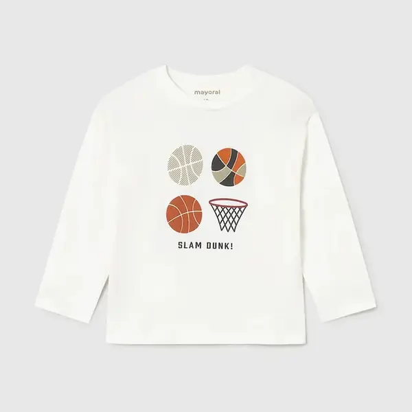 Bavlněné tričko s dlouhým rukávem Mayoral