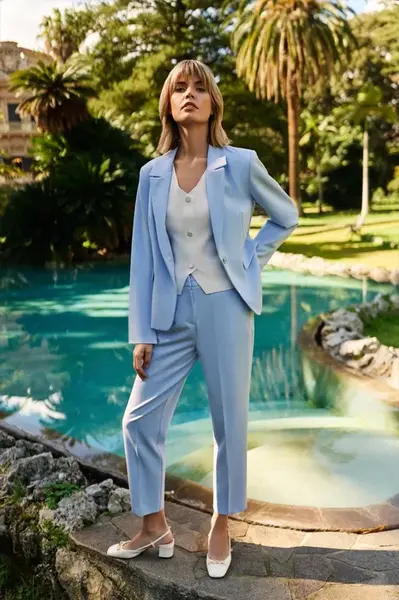 Marisse Women&#039;s Jacket L-Mr-4608 L.Blue