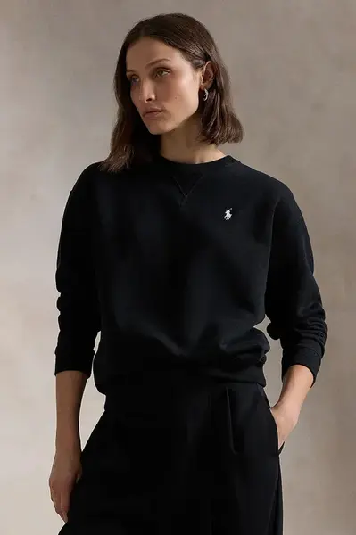 Mikina Polo Ralph Lauren dámská, červená barva, hladká, 211943006