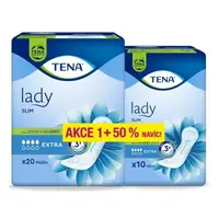 TENA Lady slim extra inkontinenční vložky +50% 30 kusů