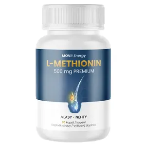 MOVIT ENERGY Methionin PREMIUM 500 mg 90 veganských kapslí