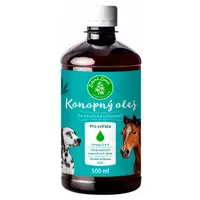 ZELENÁ ZEMĚ Konopný olej pro zvířata 500 ml