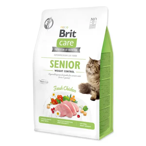 BRIT Care Cat Senior Weight Control granule pro kočky nad 7 let, Hmotnost balení: 2 kg