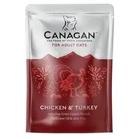 CANAGAN Chicken & turkey kapsička pro kočky 85 g