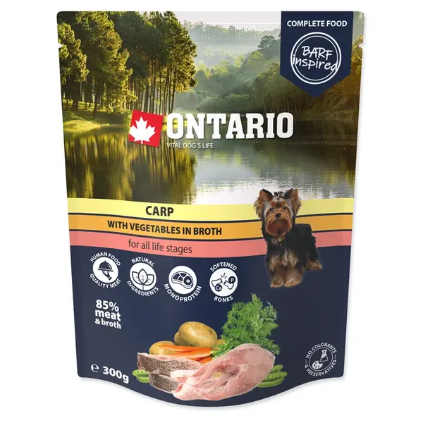 ONTARIO Kapsička kapr se zeleninou ve vývaru 300 g