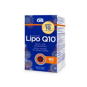 GS Koenzym Lipo Q10 60 mg 60+10 kapslí