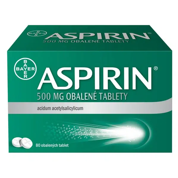ASPIRIN 500 mg 80 obalených tablet