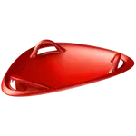 Sáňkovací talíř Meteor červená 70