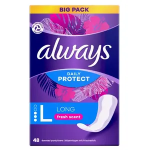 ALWAYS Intimky Daily Protect Long 48 kusů