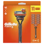 GILLETTE Fusion5 Holící strojek + Náhradní hlavice 11 kusů
