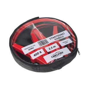 Kabely startovací 400A 2,5m CARCLEVER 35982 100% měď