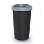 Koš odpadkový COMPACTA R DROP světle šedý 25l
