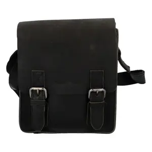 Kožená pánská crossbody taška Emilio, černá