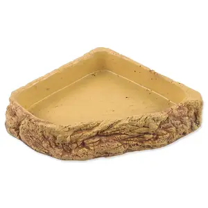 Miska terarijná rohová 19,5x19x4,5cm