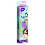 Prospisovací pera duhová v krabičce 4 ks