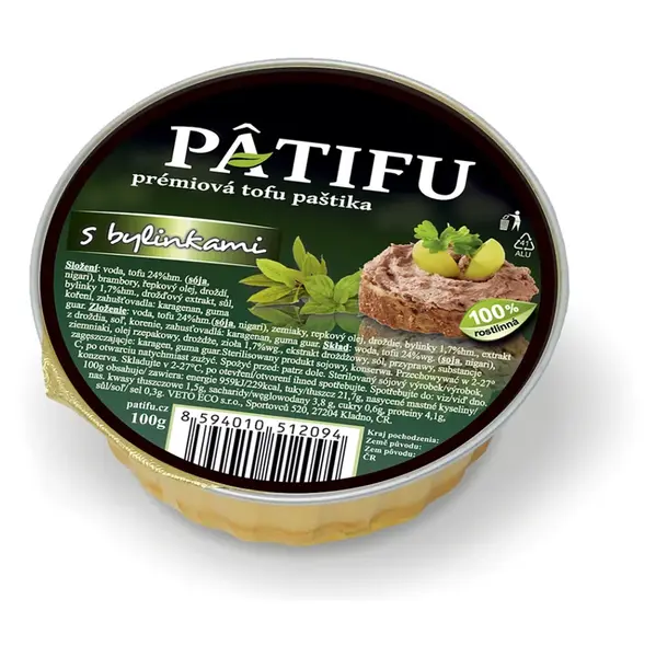 PATIFU Paštika s bylinkami 100 g