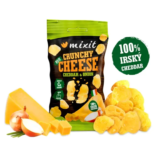MIXIT Křupavý sýr do kapsy irský cheddar a cibule 20 g