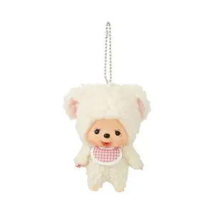 Monchhichi Mončiči friends Chamu Big Head klíčenka 10cm