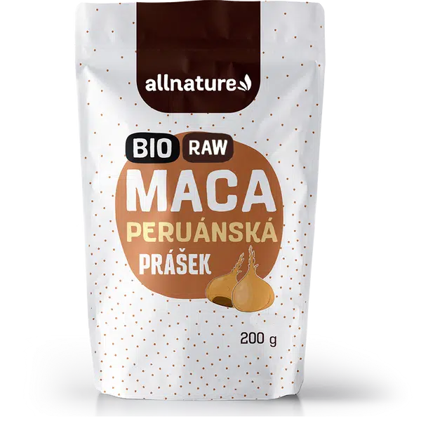 ALLNATURE Maca peruánská prášek BIO/RAW 200 g