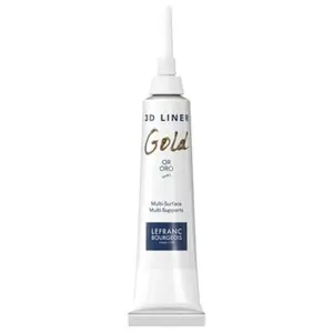 Kontura na sklo L&B 3D liner - Vitrail Silver 20 ml