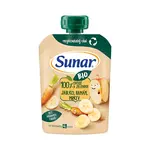 SUNAR Ovocná kapsička jablko, banán, mrkev 4m+ BIO 100 g
