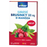 VITAR Kanadské brusinky akut 500 mg 15 kapslí