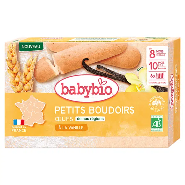 BABYBIO Vanilkové piškoty 120 g