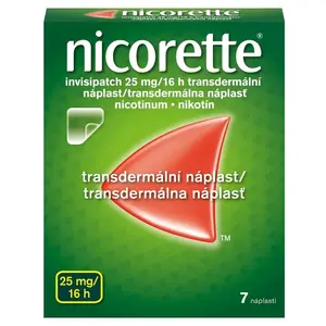 NICORETTE Invisipatch 25 mg/16 náplast 7 kusů