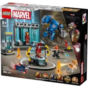 LEGO® Marvel 76315 Iron Man a jeho laboratoř: Síň brnění