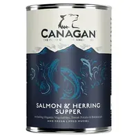 CANAGAN Salmon & herring supper konzerva pro psy 400 g