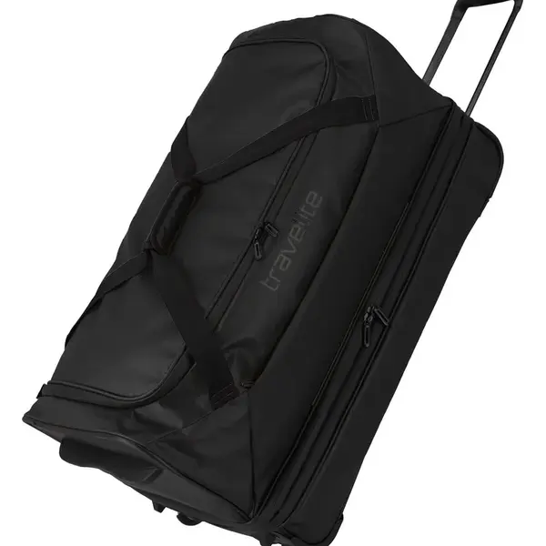 Cestovní taška na kolečkách Travelite Basics Wheeled Duffle exp. Black