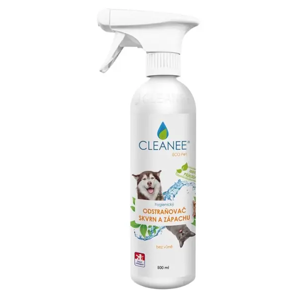 CLEANEE ECO Pet hygienický odstraňovač skvrn a zápachu 500 ml