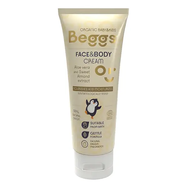 BEGGS Dětský hydratační krém na pleť a tělo 75 ml