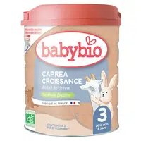 BABYBIO Caprea 3 Pokračovací plnotučné kozí kojenecké mléko od 10 měsíce do 3 let BIO 800 g