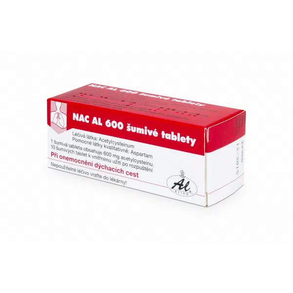 NAC AL 600 mg šumivé tablety 10 kusů